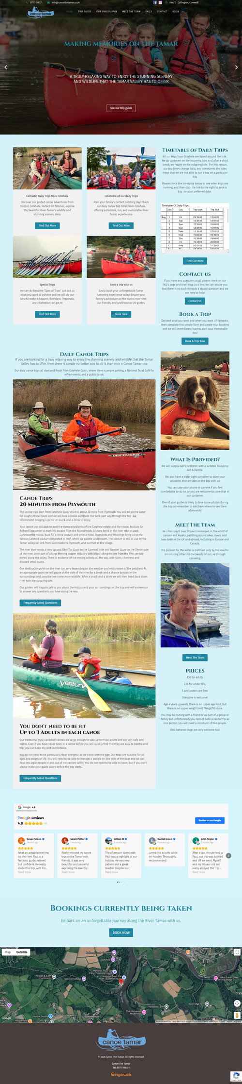 Canoe The Tamar